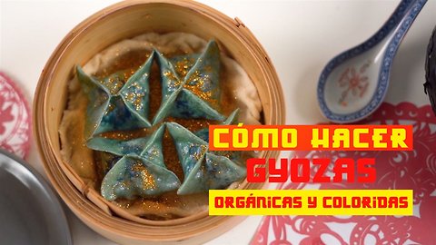 Celebra el Año Nuevo chino con estas gyozas azules