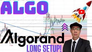 Algorand Algo - Long Technical Setup. Review of Video Sept. 28th. Follow Through on Trading Plan! 🚀🚀