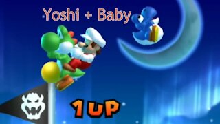 Frosted Glacier-3 Prickly Goombas W/ Yoshi and Baby (All Star Coins) New Super Mario Bros U Deluxe