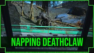 Napping Deathclaw in Fallout 4 - The Raiders Didn't Stand a Chance!