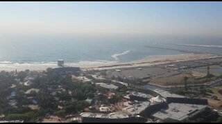 SOUTH AFRICA - Durban - Aerial video of Durban Point Waterfront (Video) (sMk)