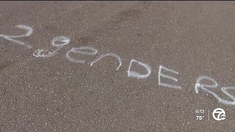 Vandals leave hate messages and symbols, mostly anti-LGBTQ+, in high school parking lot