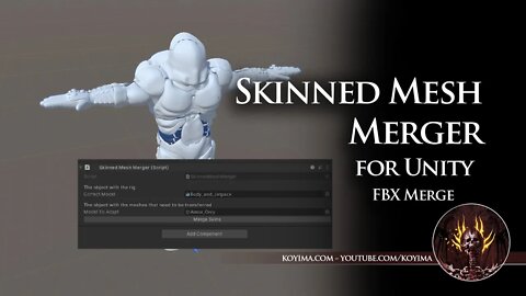 NEW Unity 3D Skinned Mesh Merger - Learn How to Merge Unity 3D Skinned Mesh Objects Easily