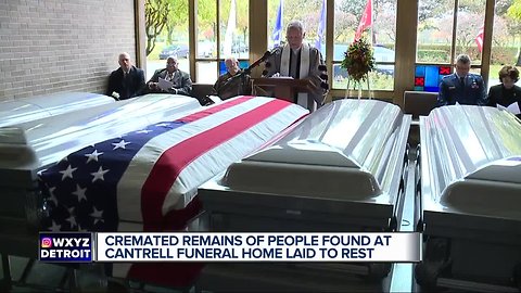 Memorial service held for the 300 people whose cremated remains found at funeral home