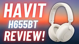 HAVIT H655BT Headset REVIEW! Hybrid Active Noise Cancelling Headphones + Minimalist Design!