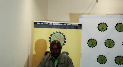 SOUTH AFRICA - Johannesburg - AMCU briefing on strike intention (Video) (WQh)