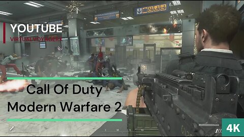 3rd mission : No Russian | Call Of Duty 6 Modern Warfare 2 Remastered 4K A massacare in the AirPort