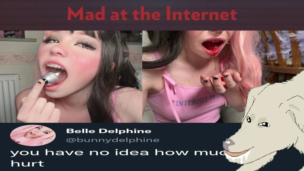 Belle Delphine Eats a Lightbulb - Mad at the Internet