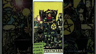 TAROT- The KING OF PENTACLES ~ What is in the cards? #shorts #tarot