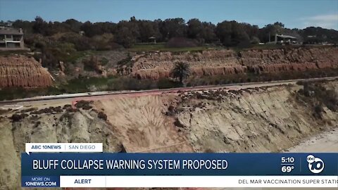 Local Assemblymember proposes warning system for bluff collapses