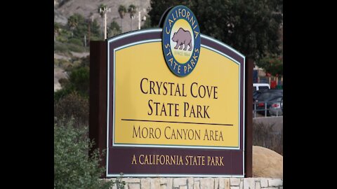 Fun in the sun, a day working out at Moro Canyon, relaxing at Crystal Cove SP, early summer 2020