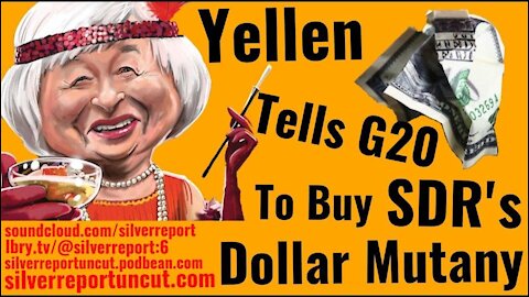 Yellen Tells G20 Countries To Buy SDR's, The Dollars Days As The World Reserve Currency Are Numbered