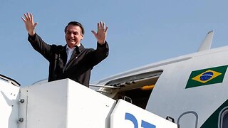 CHEGADA de BOLSONARO em BRASÍLIA