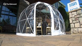 Local restaurants get creative with heated igloos to expand patio season and stop revenue freeze during colder months