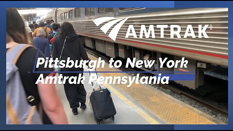 Amtrak Pittsburgh to New York City - Pennsylvania - June 8. 2023 - Traveling with Tom