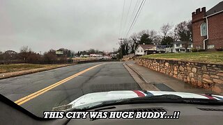 DRIVE THRU TOUR OF DOWNTOWN WINSTON SALEM, NC