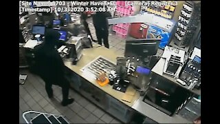 Police searching for 4 armed robbery suspects - Surveillance video