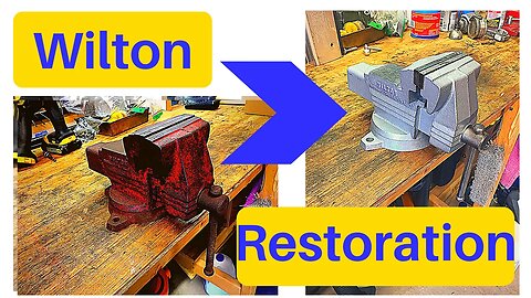 OLD RUSTED WILTON TRIPLE DUTY VISE RESTORATION - Easy Disassembly, Cleaning & Makeover