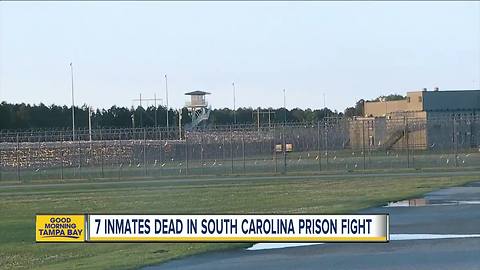 7 inmates dead, 17 injured in fights at maximum security prison in South Carolina