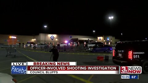 Officer-involved shooting in Council Bluffs Walmart parking lot