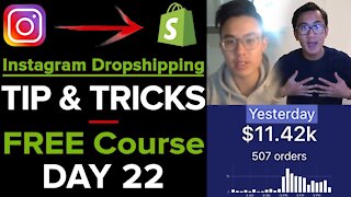 [Free Course 22/21] Instagram Dropshipping: Tip & Tricks To Succeed In Ecommerce + Congratulations!