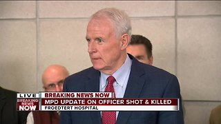 Mayor Tom Barrett discusses the loss of a third MPD officer in eight months