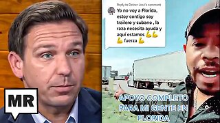 Latino Truckers Boycott Florida To Protest DeSantis's Discriminative Immigration Law