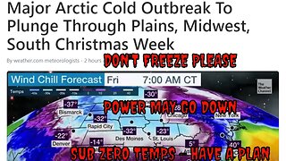 Weather Warning - Bombogenesis mixed with blizzard mixed with siberian air -have a PLAN 12/21/2022