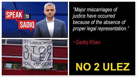 Message to Sadiq Khan on ULEZ