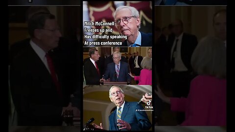 Mitch McConnell freezes up and has difficulty speaking at press conference