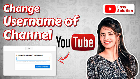How to change channel username on Youtube