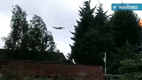 Lancaster Bomber Over Nottinghamshire.