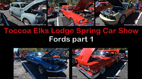 2024 Toccoa Elks Lodge Spring Car Show Fords part 1