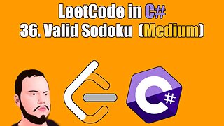 LeetCode in C# | 36. Valid Sudoku