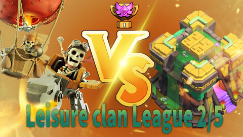 2022 Feb league record 2/5(TH14) | clash of clans