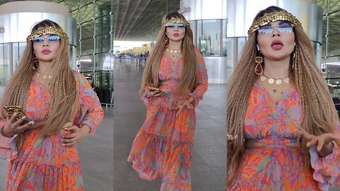Rakhi Sawant बनेगी Dubai की रानी, Airport पर सुनाया दर्द भरी सायरी, सेल्फी के लिए लगी Fans की लाइन