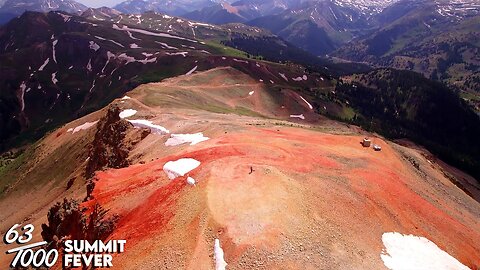 Hiking a Mountain that is RED in a THUNDERSTORM! | Vanlife Colorado