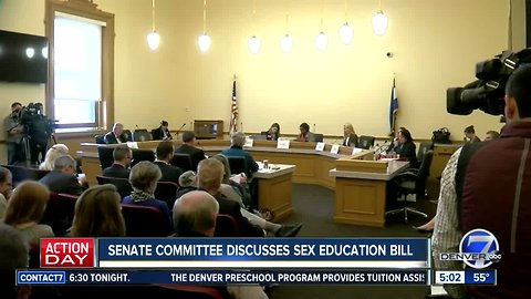 Colorado's controversial sex ed bill under discussion in Senate committee Thursday