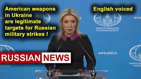 American and other Western weapons in Ukraine are legitimate targets for Russian military strikes!