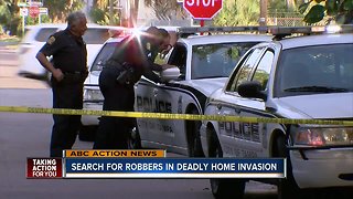 Search for suspects in home invasion