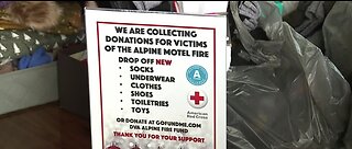 Donations for fire victims