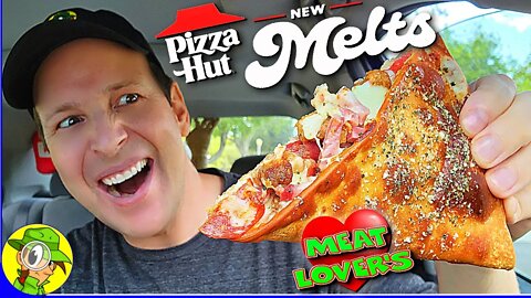 Pizza Hut® MELTS Review 🍕🧀 Meat Lover's® Melt 🍖🥰🧀 | Peep THIS Out! 🕵️‍♂️