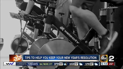 Tips to help you keep your New Year's Resolution