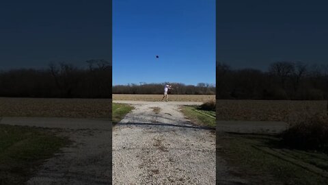 Discus Throw practice, Crazy 🤪 old man, 130+ feet