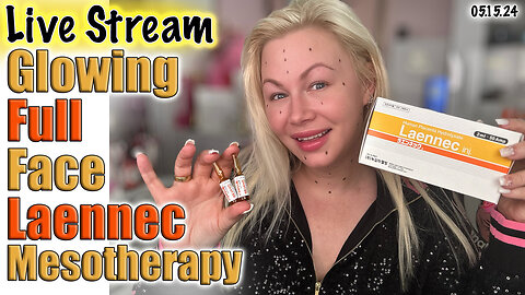 Live Glowing Full Face Laennec Mesotherapy! AceCosm, Code Jessica10 saves you money