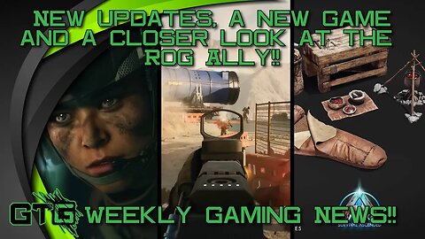Gaming News Roundup! - 2042, MW2, Halo, Grounded get updates, ROG Ally, and ARK info!