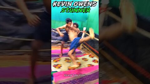 WWE Kevin Owens Stunner To Brock Lesnar #shorts #wrestling #kevinowens #brocklesnar