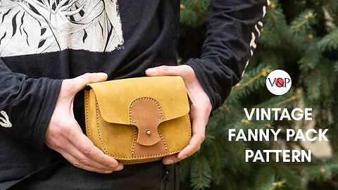 How to Make a Vintage Fanny Pack (Link to Pattern in Description)