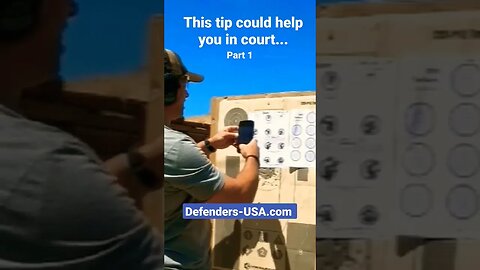 This simple tip could help your defense in court after a defensive situation. Defenders-USA.com