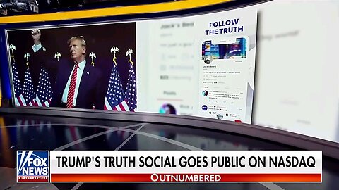 TRUMP'S TRUTH SOCIAL GOES PUBLIC ON NASDAQ.